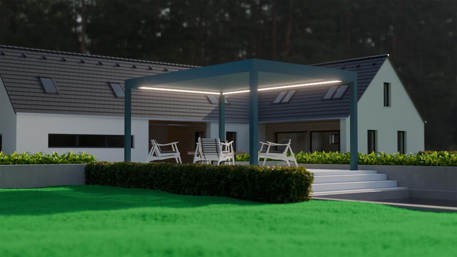 Pergola PINELA DELUXE Dach Cabrio - obrazek 3