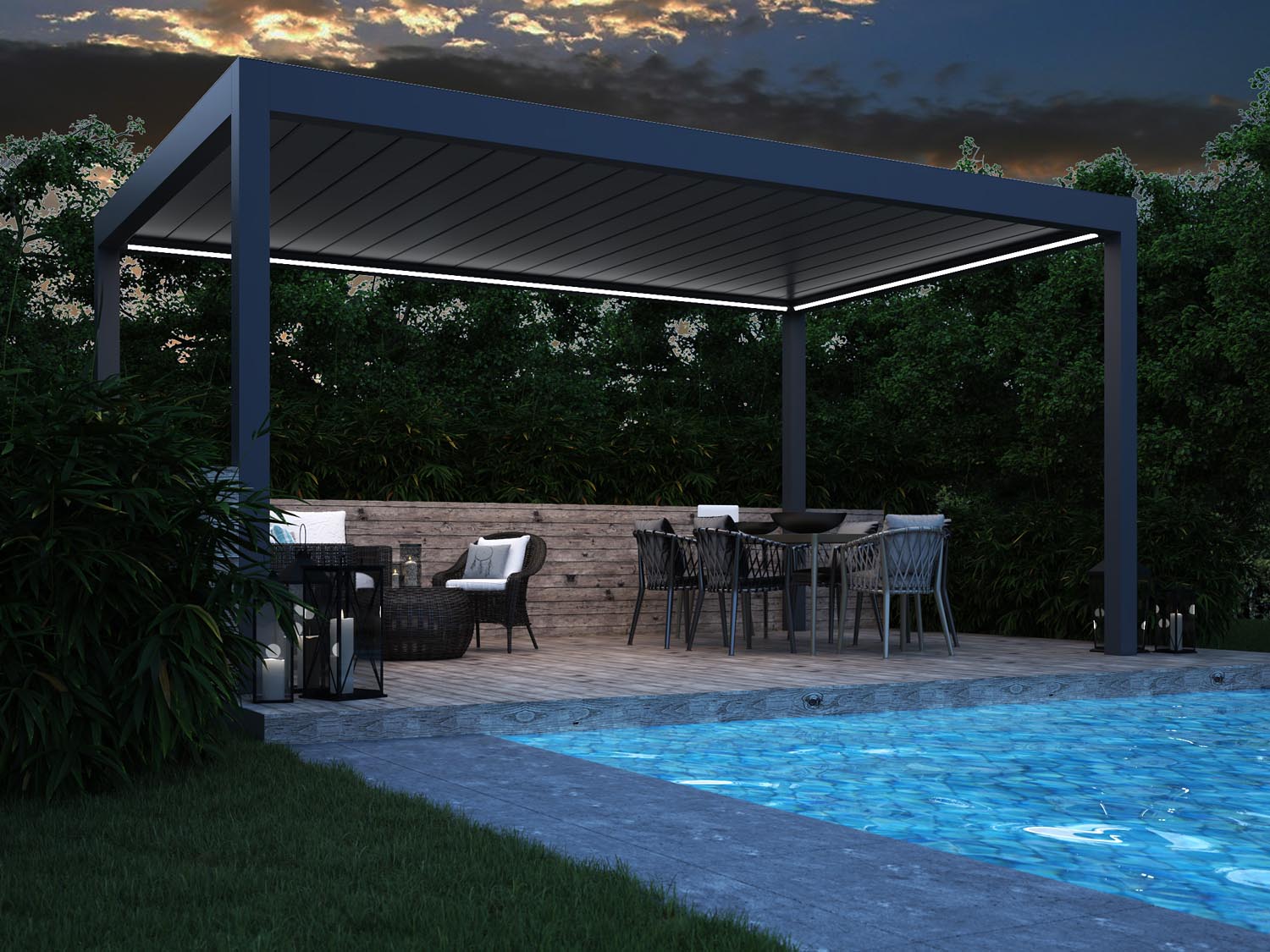 Pergola PINELA DELUXE Dach Cabrio - obrazek 4