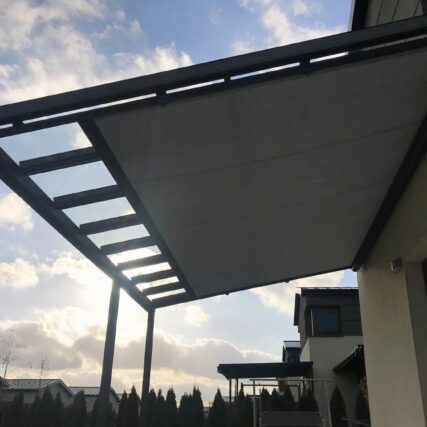 markiza dachowa ogrodowa - z montażem